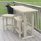 Highwood Usa Lehigh 3pc Counter Height Outdoor Patio Furniture Balcony Set AD-KITBALC1-WAE - alternate 3